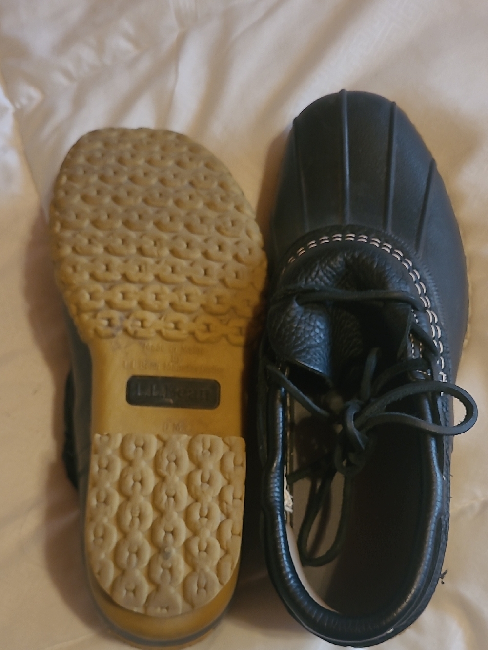 L.L. Bean Women's Black Winter Duck Boots